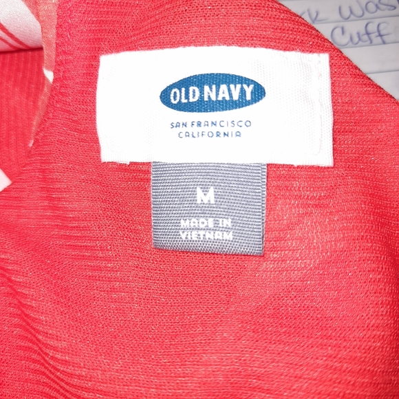 🔥🔥Old Navy Sundress Twisted back Orange Combo lined - Picture 6 of 8